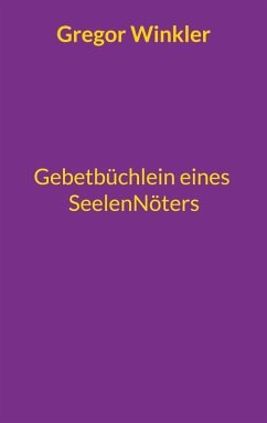 Cover Gebetbüchlein eines Seelennöters