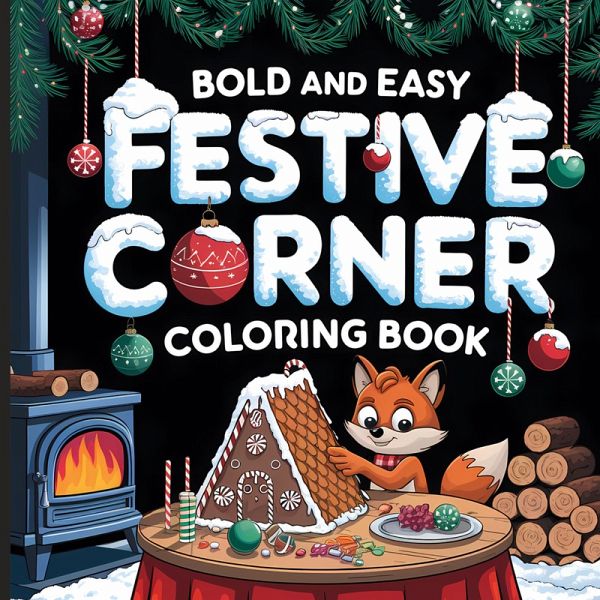 Festive Corner Coloring Book
