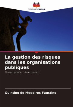 Cover La gestion des risques dans les organisations publiques
