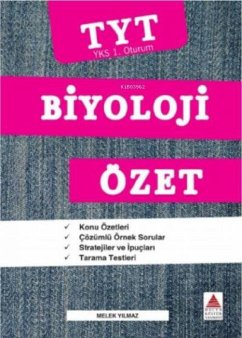 Cover TYT Biyoloji Özet YKS 1 Oturum