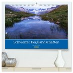 Schweizer Berglandschaften (hochwertiger Premium Wandkalender 2025 DIN A2 quer), Kunstdruck in Hochglanz