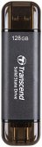 Transcend SSD ESD310C 128GB USB-C USB 3.2 Gen 2x1 black Transcend SSD ESD310C 128GB USB-C USB 3.2 Gen 2x1 black