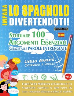 Cover IMPARA LO SPAGNOLO DIVERTENDOTI! - LIVELLO AVANZATO