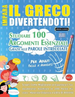 Cover IMPARA IL GRECO DIVERTENDOTI! - PER ADULTI