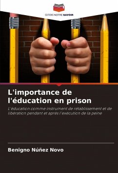 L'importance de l'éducation en prison - Núñez Novo, Benigno