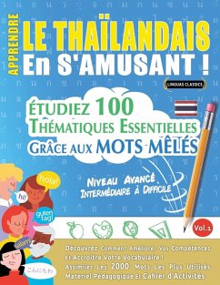 Cover APPRENDRE LE THAÏLANDAIS EN S'AMUSANT - NIVEAU AVANCÉ