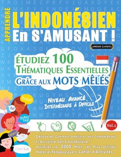 Cover APPRENDRE L'INDONÉSIEN EN S'AMUSANT - NIVEAU AVANCÉ
