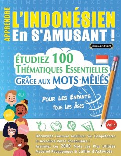 Cover APPRENDRE L'INDONÉSIEN EN S'AMUSANT - POUR LES ENFANTS