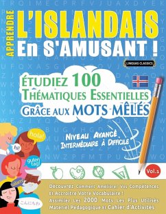 Cover APPRENDRE L'ISLANDAIS EN S'AMUSANT - NIVEAU AVANCÉ