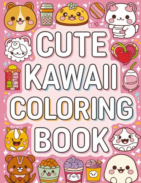 Cute Kawaii Coloring Book for Kids