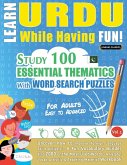LEARN URDU WHILE HAVING FUN! - FOR ADULTS LEARN URDU WHILE HAVING FUN! - FOR ADULTS