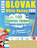 LEARN SLOVAK WHILE HAVING FUN! - FOR BEGINNERS