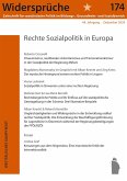 Rechte Sozialpolitik in Europa Rechte Sozialpolitik in Europa