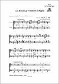 Am Sonntag wemmer lustig sii für Männerchor a cappella Partitur Am Sonntag wemmer lustig sii für Männerchor a cappella Partitur