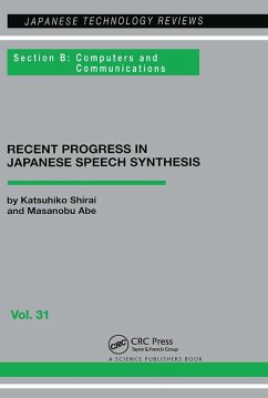 Cover Japanese Speech Synthesis (eBook, ePUB)