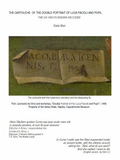 THE CARTOUCHE OF THE DOUBLE PORTRAIT OF Luca Paciolini AND PUPIL. THE DA VINCI’S ENIGMA DECODED (eBook, PDF) - Glori, Carla