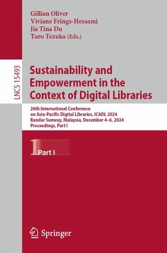 Cover Sustainability and Empowerment in the Context of Digital Libraries (eBook, PDF)