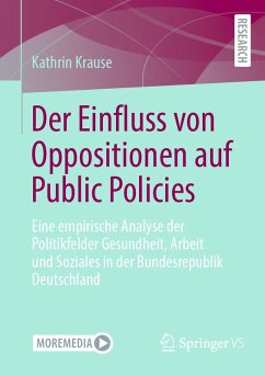 Cover Der Einfluss von Oppositionen auf Public Policies (eBook, PDF)