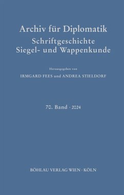 Cover Archiv für Diplomatik, Schriftgeschichte, Siegel- und Wappenkunde (eBook, PDF)