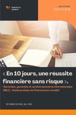 Cover « En 10 jours, une réussite financière sans risque ».