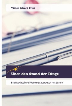 Cover Über den Stand der Dinge