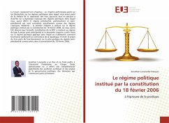 Le régime politique institué par la constitution du 18 février 2006 - Lutonadio François, Jonathan