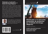 Obstáculos a la ejecución sostenible de proyectos en el Estado de Enugu (Nigeria)