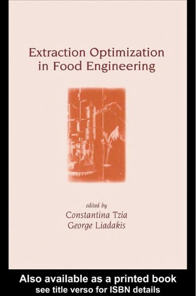 Extraction Optimization in Food Engineering (eBook, ePUB)