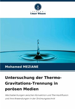 Untersuchung der Thermo-Gravitations-Trennung in porösen Medien - MEZIANE, Mohamed