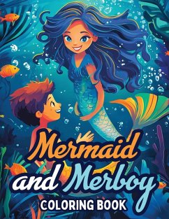 Cover Mermaid and Merboy Coloring Book