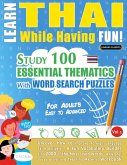 LEARN THAI WHILE HAVING FUN! - FOR ADULTS
