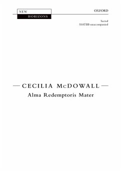 Cover McDowall Cecilia Alma Redemptoris Mater [Nh95] Choir - Mixed voices (SATB)
