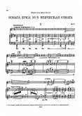 Nikolai Medtner, Sonata Epica Op.57 (Score/Part) Violine und Klavier Partitur