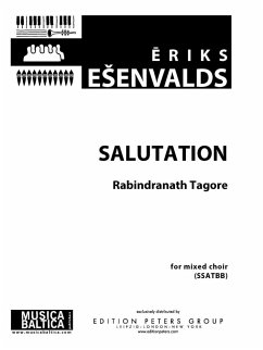 Salutation for mixed chorus a cappella score