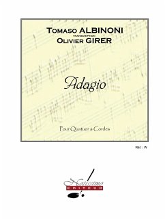 Cover Adagio pour quatuor a cordes partition et parties