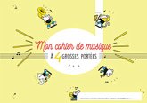 Cahier de musique pour enfant - 4 grosses portées Solfčge Papier ŕ musique
