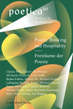 Cover Poetic Thinking and Hospitality - Freiräume der Poesie