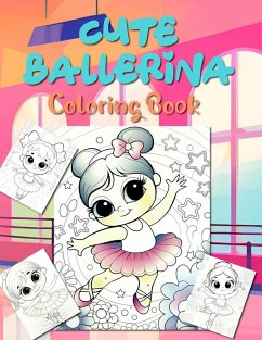 Cover CUTE BALLER¿NA Coloring Book