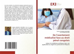 Cover De l'avortement médicalisé face au droit pénal congolais