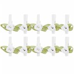 Clips Röschen, Weiß