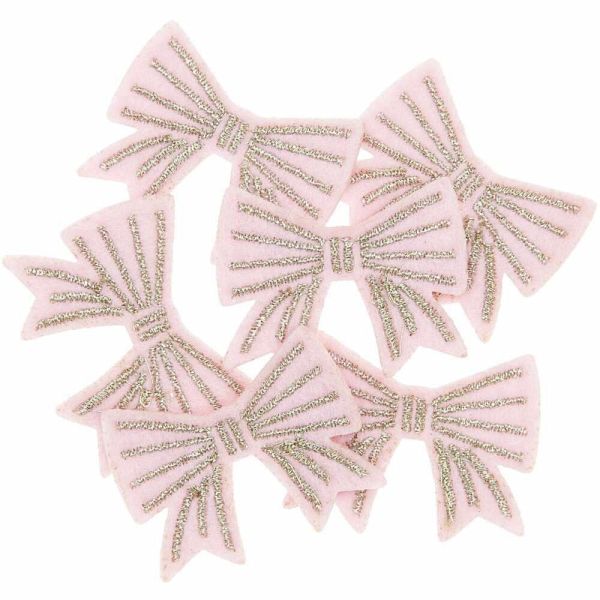 Filzstreu Schleife, 6 Stk