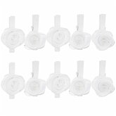 Clips Röschen, Weiß