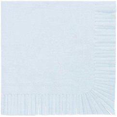 Cover Servietten, Fransen, Blau, FSC MIX