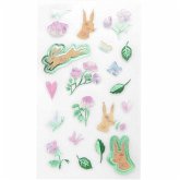 Foliensticker La Vie en Rose, Blumen & Hasen