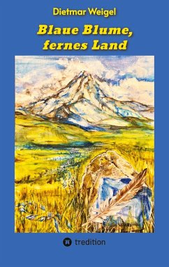 Blaue Blume, fernes Land Cover Blaue Blume, fernes Land