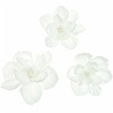 Krepppapier Blüten, Weiß, L/M, FSC MIX
