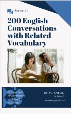 Cover 200 English Conversations with Related Vocabulary (1000 English Conversations on 100 topics, #1) (eBook, ePUB)