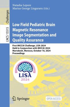 Low Field Pediatric Brain Magnetic Resonance Image Segmentation and Quality Assurance