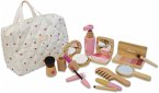 Amia Holz Kosmetik-Set, inklusive Tasche