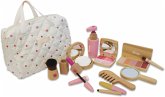 Amia Holz Kosmetik-Set, inklusive Tasche
